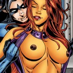 Starfire & Nightwing XXX - toon big boobs