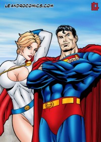 Power Girl gets drilled by Superman’s dick of steel!