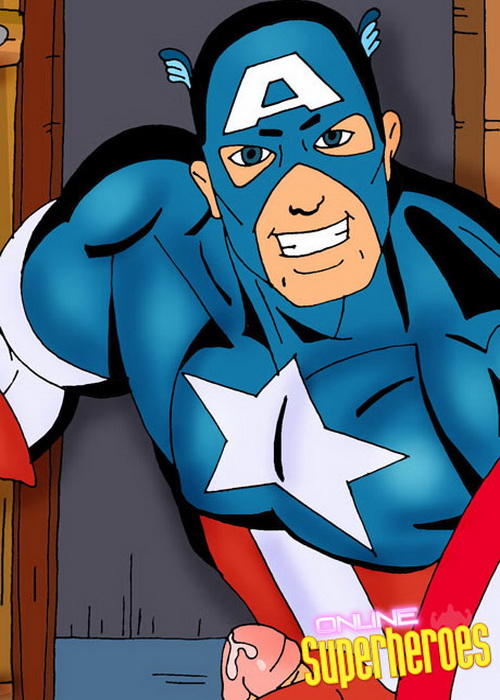 Cartoon Porn Captain America - Captain America â€“ super stud - Adult Cartoon Club