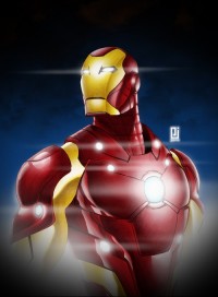 Iron Man enjoys the hard nipples and big tits on Black Widow