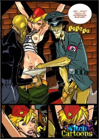 Nazi brutes fuck a prisoner