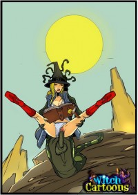 Witch loves it real huge